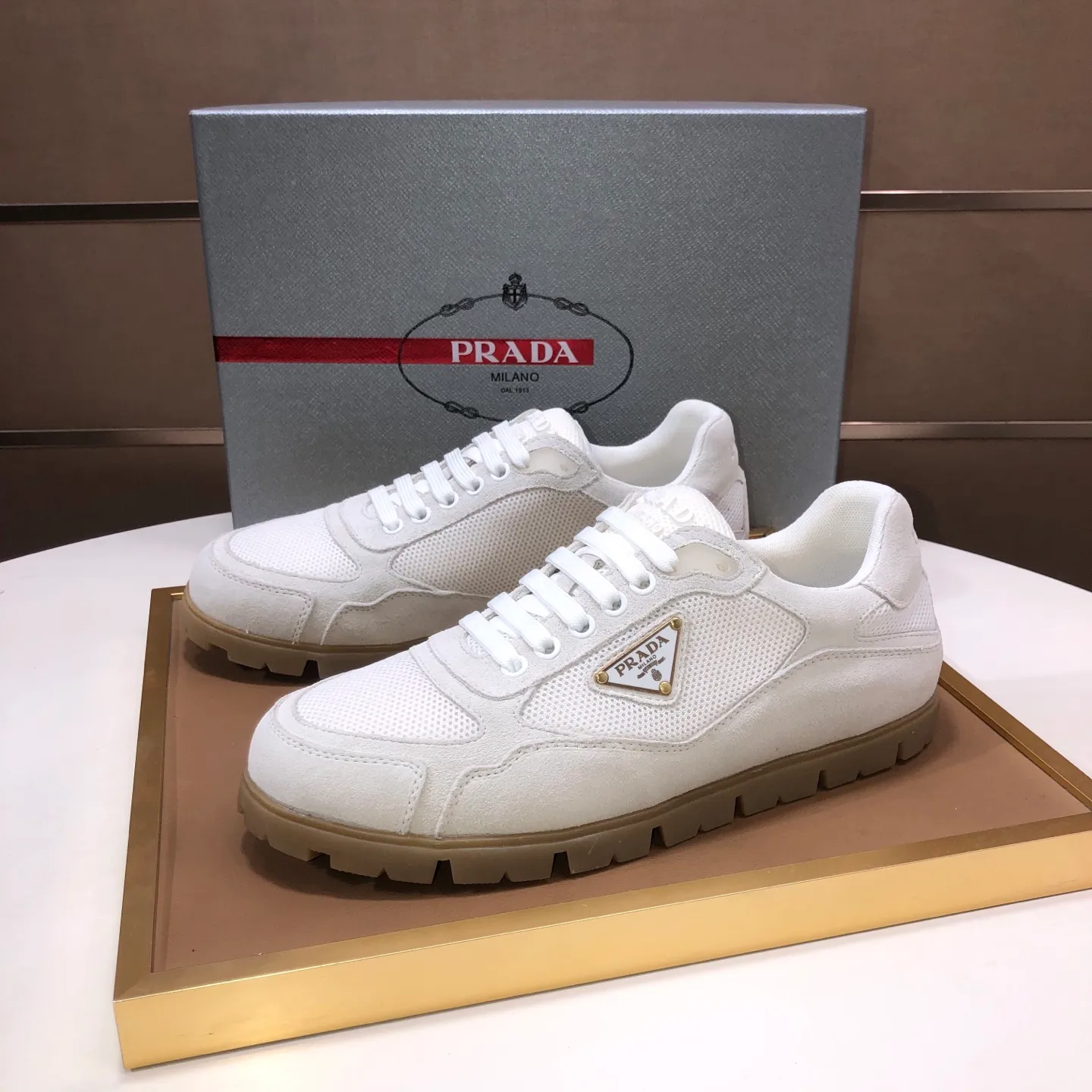 Men's shoes 💰540💰[PRADA] Top original, new season, high-quality original cow products, top imported calfskin with original imported glue, imported cowhide inside with original cowhide feet, original outsole! Quality guaranteed! Code 38-45 (45 customized)